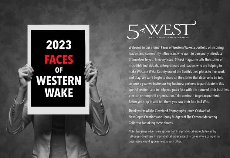 FACES of Western Wake 2023