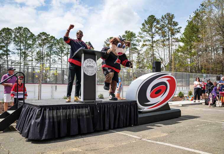 Carolina Hurricanes expand hockey’s reach with the Triangle’s first outdoor ball hockey rinks