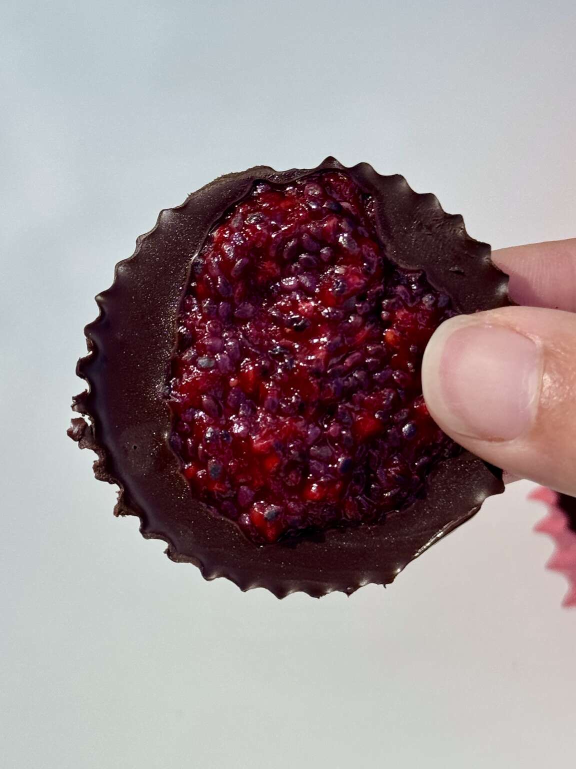 Sark Rasberry Dark Chocolate Raspberry Cups Recipe - 5 West Mag